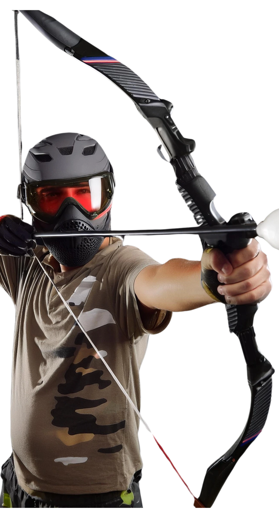 joueur d'archery tag